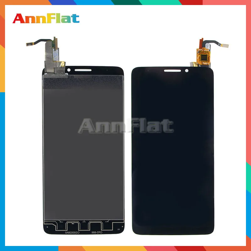 10 шт./лот для Alcatel One Touch Idol X OT6040 6040 6040D ЖК-дисплей с сенсорным экраном дигитайзер в