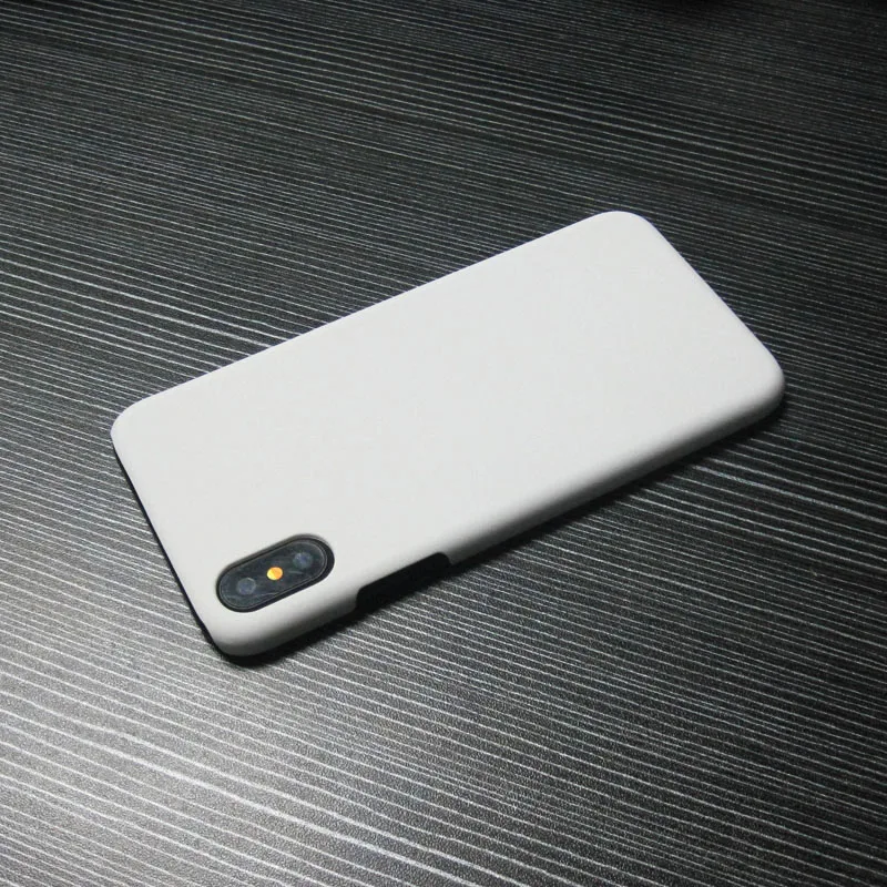 Чистый белый матовый пластиковый жесткий чехол для iPhoneX anit-отпечатки пальцев с
