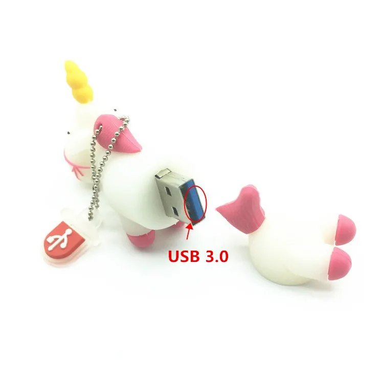 Высокоскоростной USB 3 0 флэш накопитель 16 ГБ/8 ГБ/4 ГБ в виде единорога миньона usb