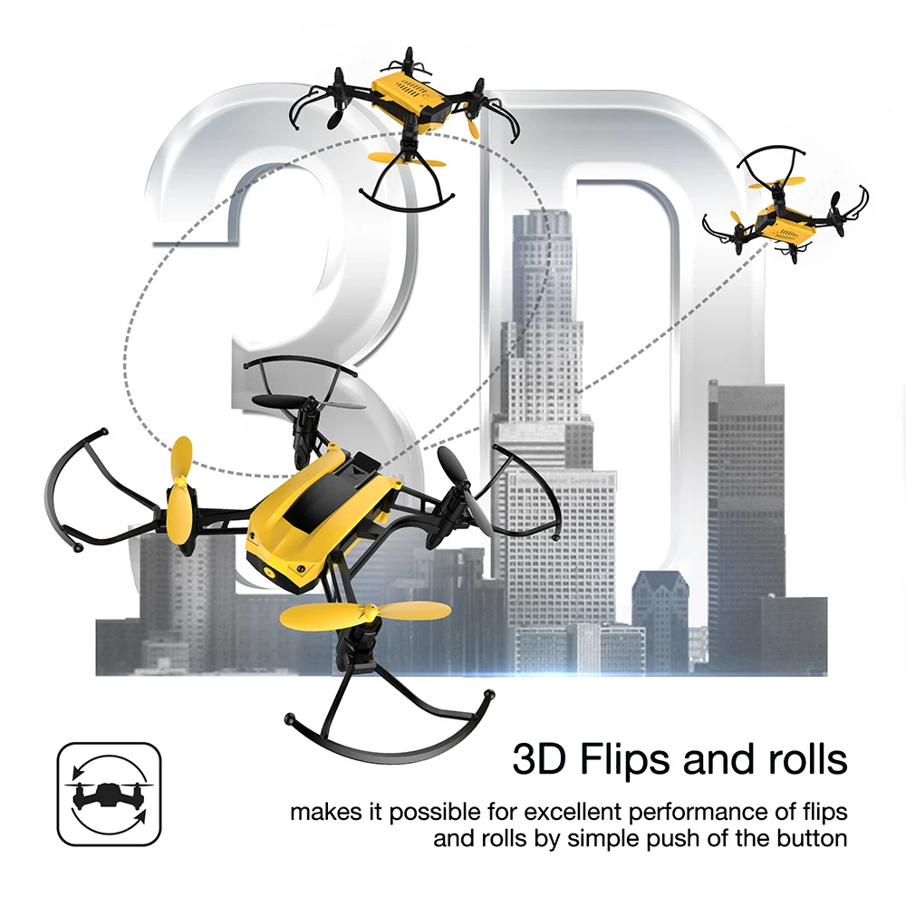 Святой камень HS150 болт пчелы мини гоночный Дрон RC Quadcopter RTF 2,4 ГГц 6-Axis Gyro 50KMH высокое Скорость «Безголовый» режим функциональные дроны