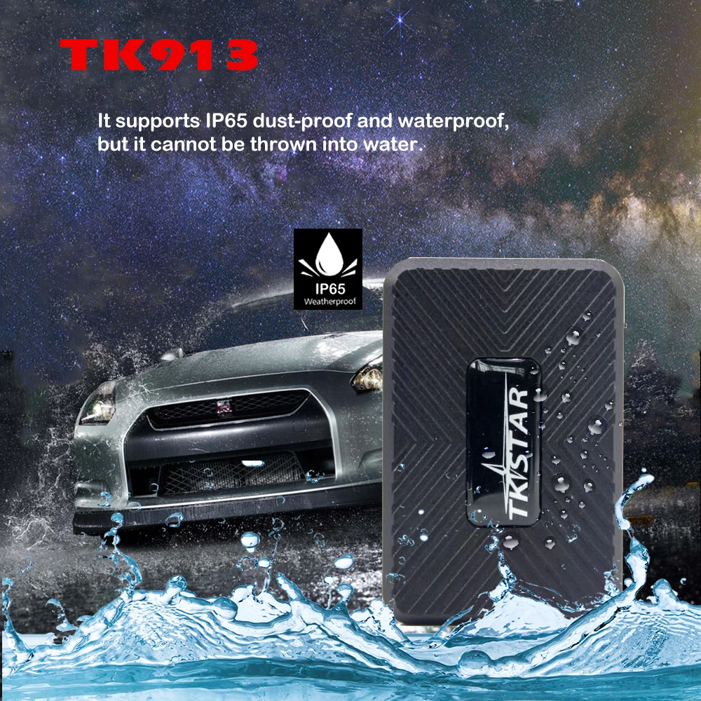 Мини Портативный gps трекер TK913 Автомобильный Магнит GPS 1500 мАч багажный кошелек