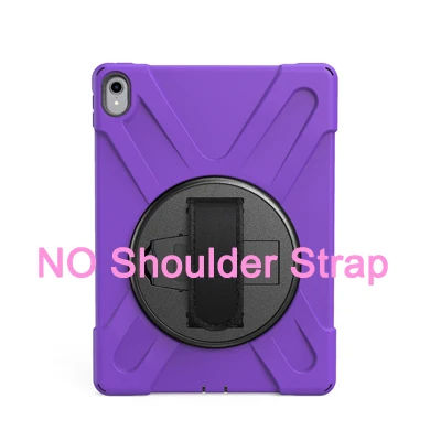 purple ST Для iPad Pro 11 детский чехол сверхмощный противоударный защитный чехол вращающийся ручной кикстенд ремешок с плечевым ремнем Чехол - Цвет: purple ST