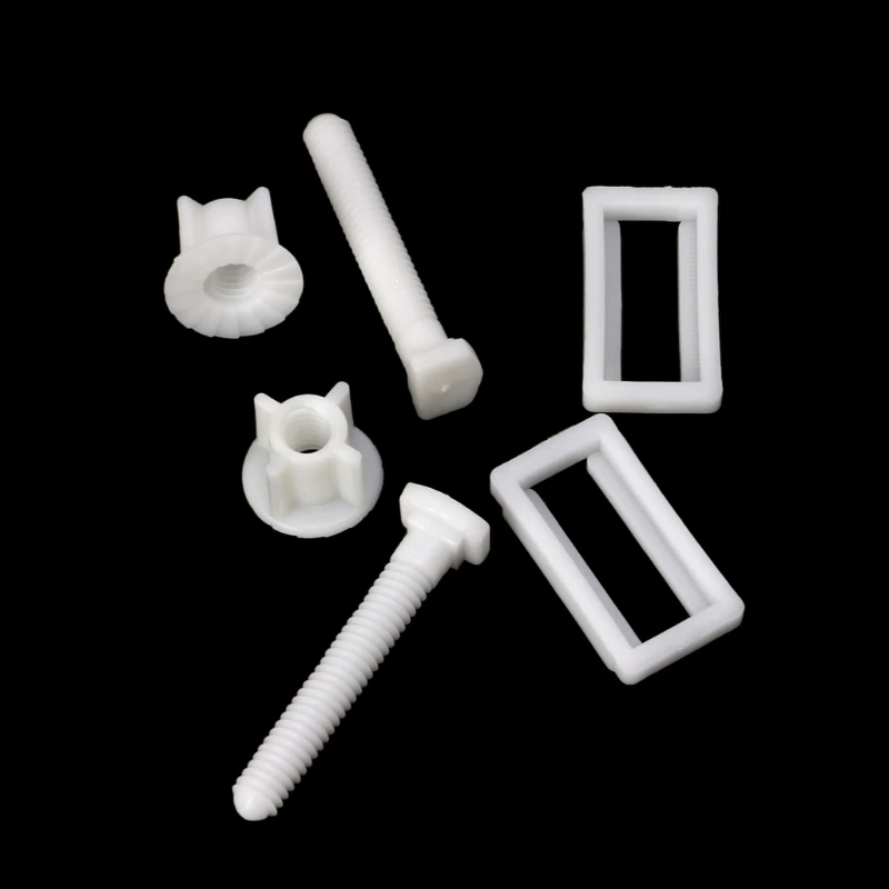 

1 Pair Toilet Seat Hinge Bolts Screw Fixing Fitting Kit Toilet Seat Repair Tool