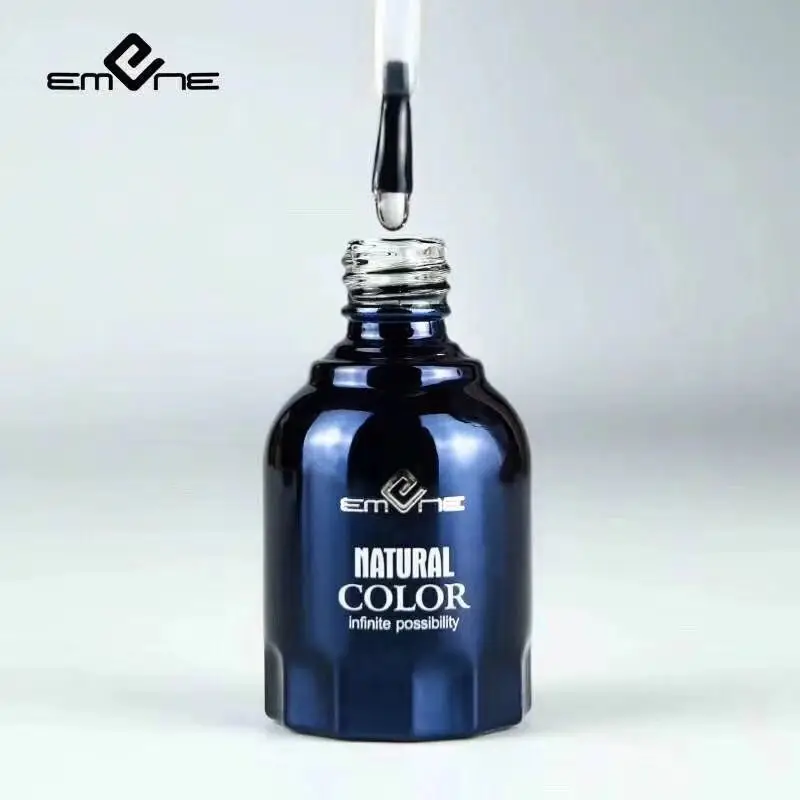 3 шт./компл. закаленное покрытие для ногтей Emene, верхнее покрытие, резиновая основа, Праймер, долговечный Гель-лак для ногтей 15 мл, Полупостоянный Гель-лак