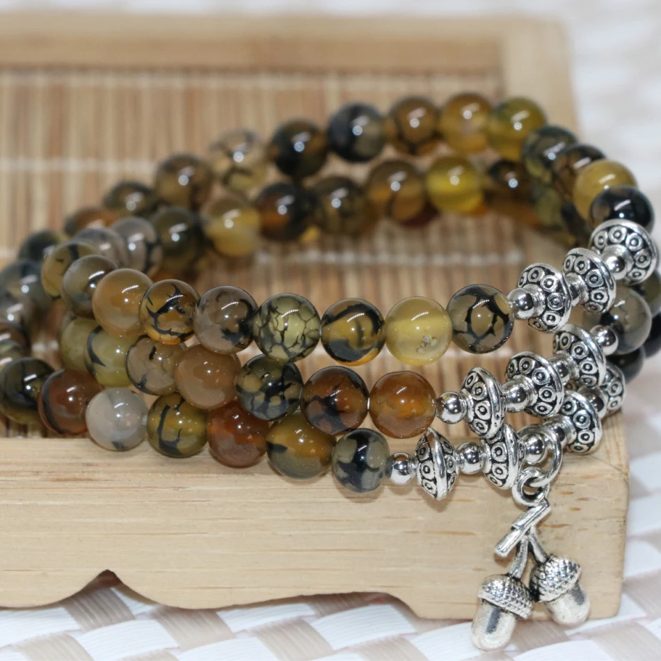 Оригинальный дизайн Винтажный новый модный натуральный желтый Дракон вены