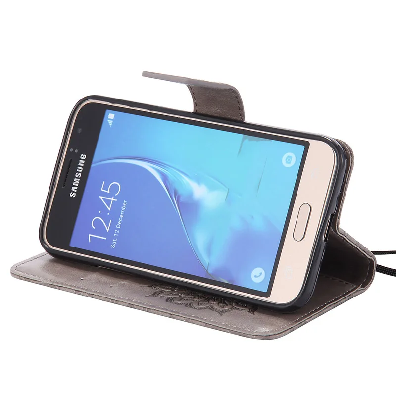 Чехол s для Fundas samsung Galaxy J1 2016 J120 чехол Coque J120F телефона откидная подставка