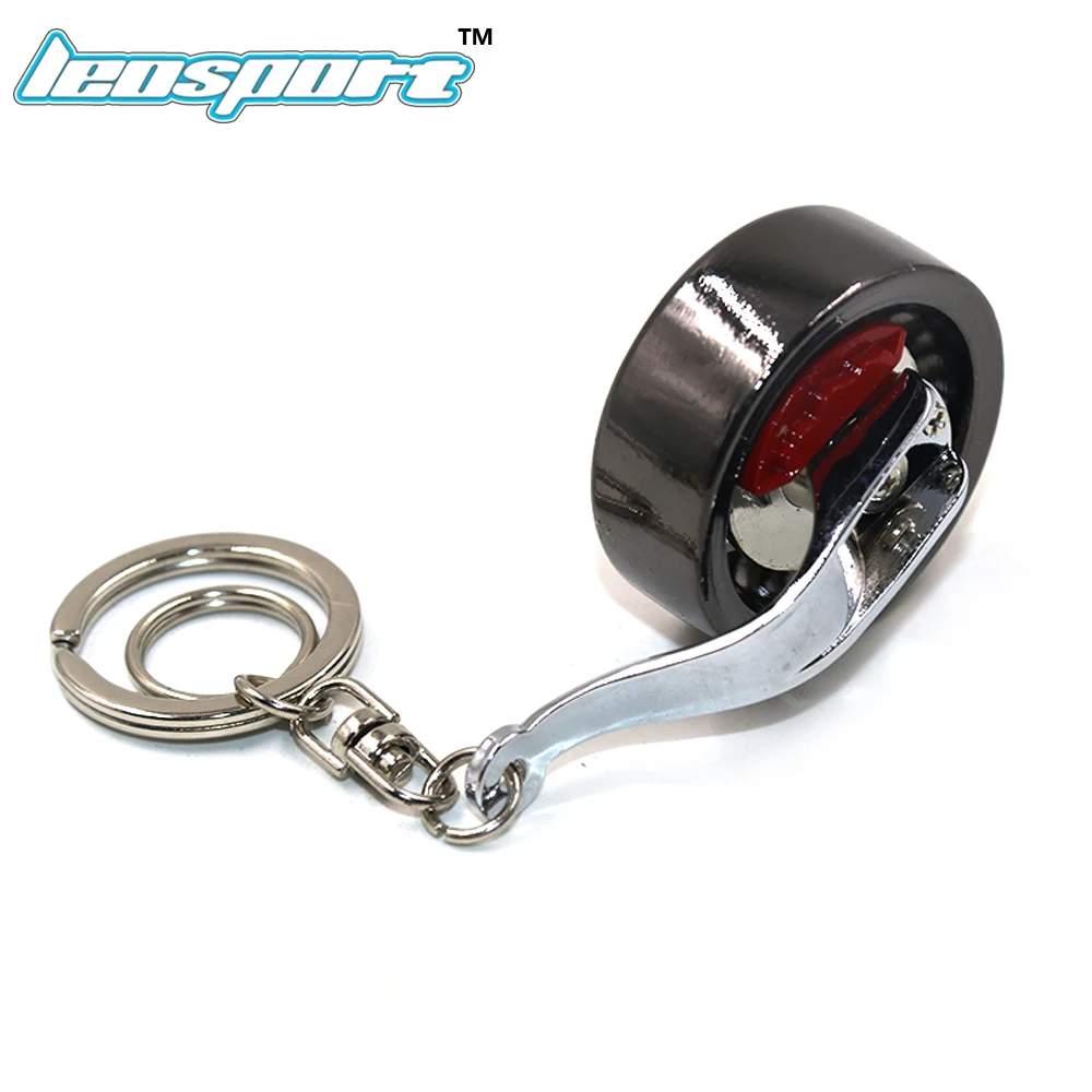 LEOSPORT-RIM брелок для ключей колеса автомобиля Nos турбо брелок металлический с тормозными дисками 006