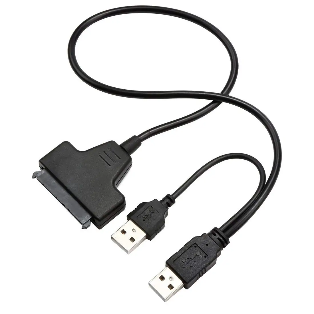 Кабель адаптер USB 2 0 для жесткого диска 5 дюйма SATA 7 + 15 Pin|Компьютерные кабели и