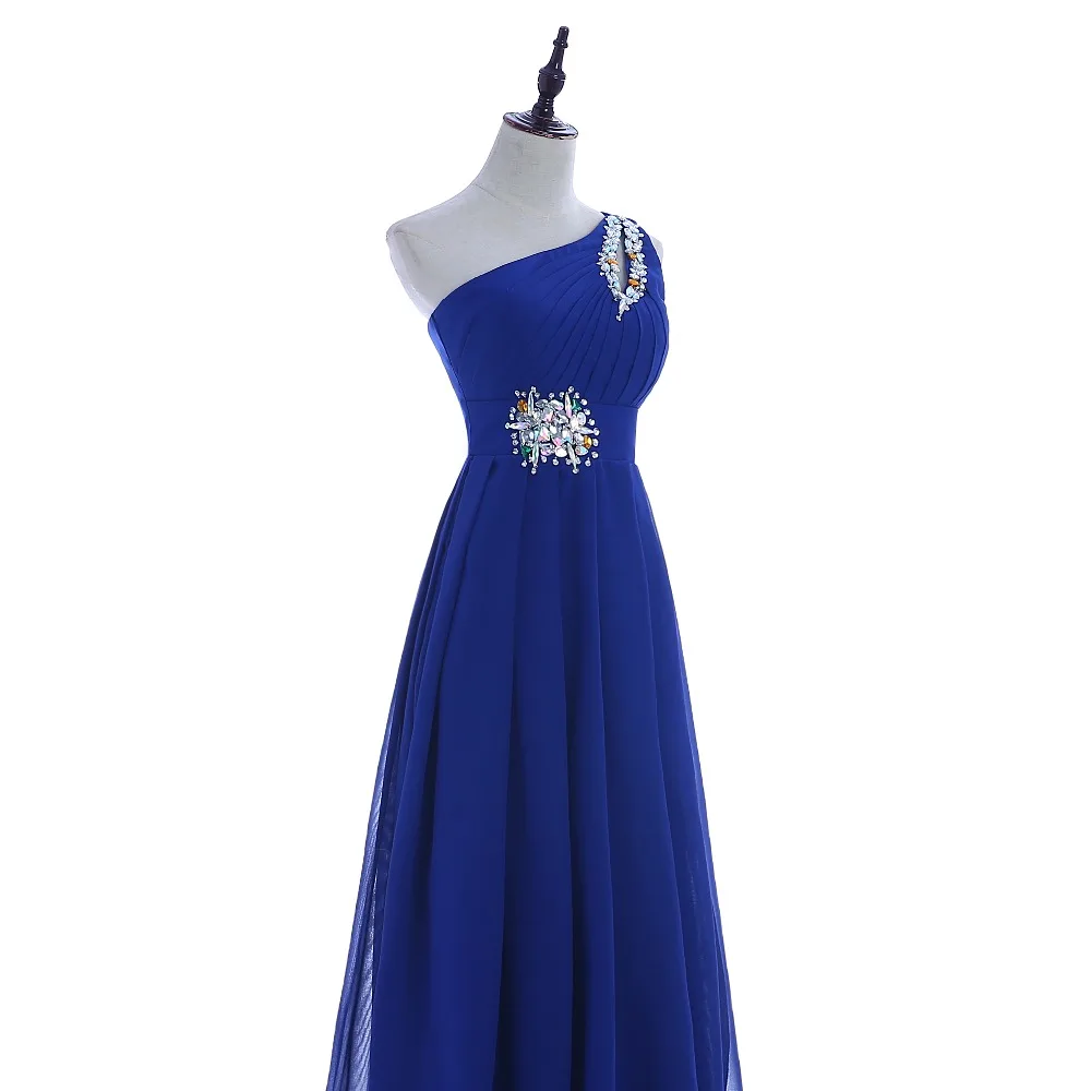 DongCMY Robe De Soire CG1020 длинное торжественное вечернее платье вечерние шифоновые на одно плечо со шнуровкой Большие размеры vestido de festa