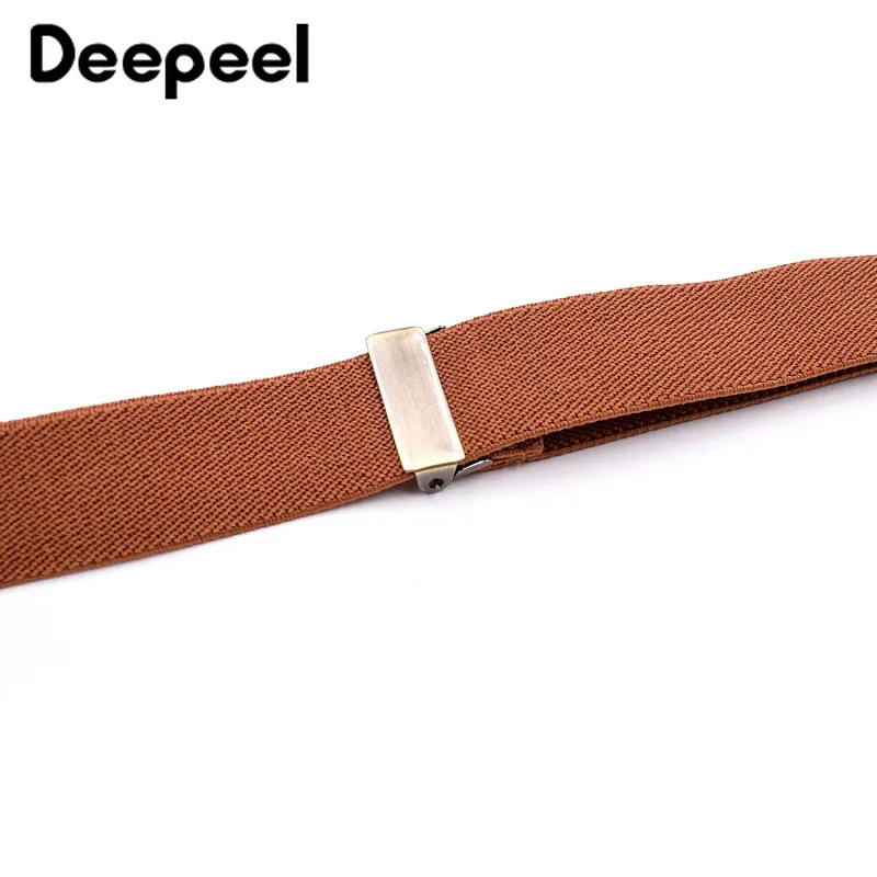 Deepeel 1 шт. 2 5x75 см Ретро стиль Детские подтяжки 3 зажима для брюк искусственная кожа