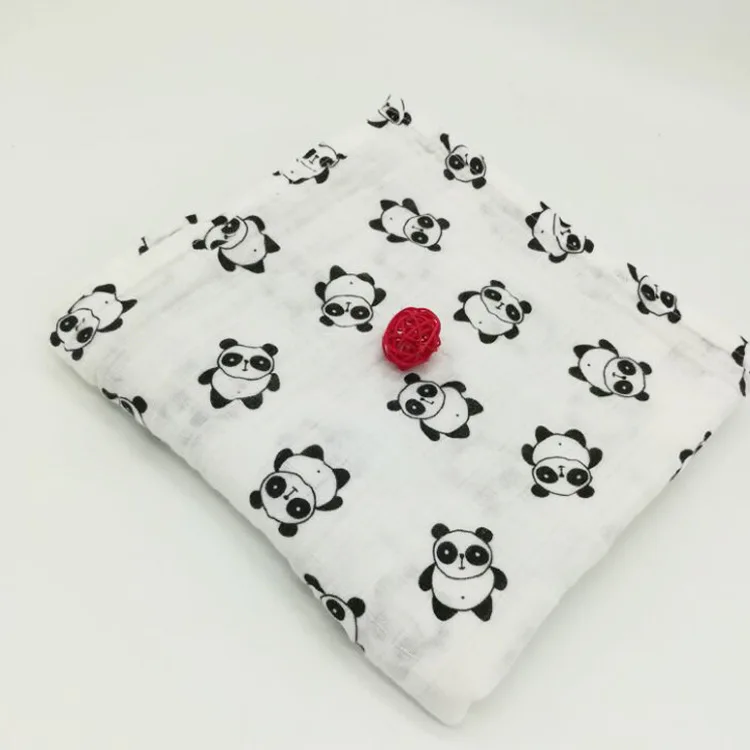 Детское одеяло из 100% хлопка мусульманское двойное Марлевое детские пеленки с