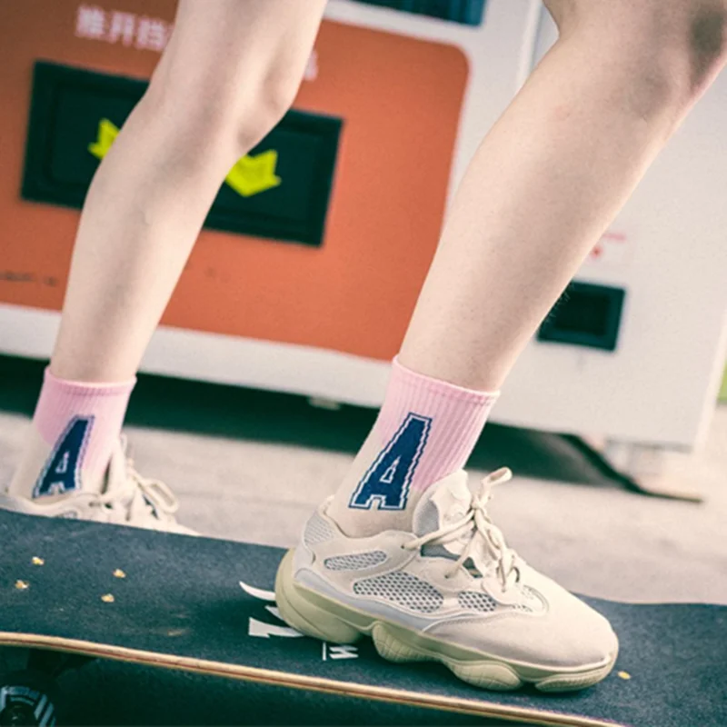 2019 новые женские хлопковые носки с буквами летние короткие тапочки повседневные