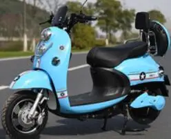 Blue Five Stars 72V Электрический мотоцикл, много стилей, светодиодный, водонепроницаемый, кожа, подушка, двойной дисковый тормоз, демпфирование, 1200 кВт, 60 В, 72 в, мопед, для взрослых - Цвет: Blue Five Stars 72V
