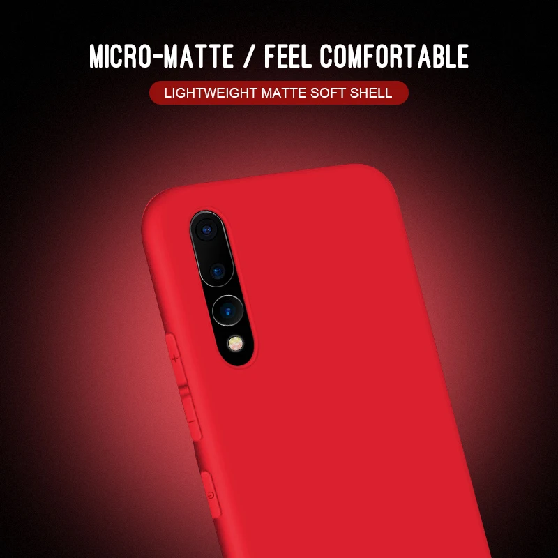 Полное покрытие матовый чехол для huawei Коврики 20 10 P20 P30 Pro Nova4 P Smart Y9 2019 Honor 8X MAX 9 Lite V9