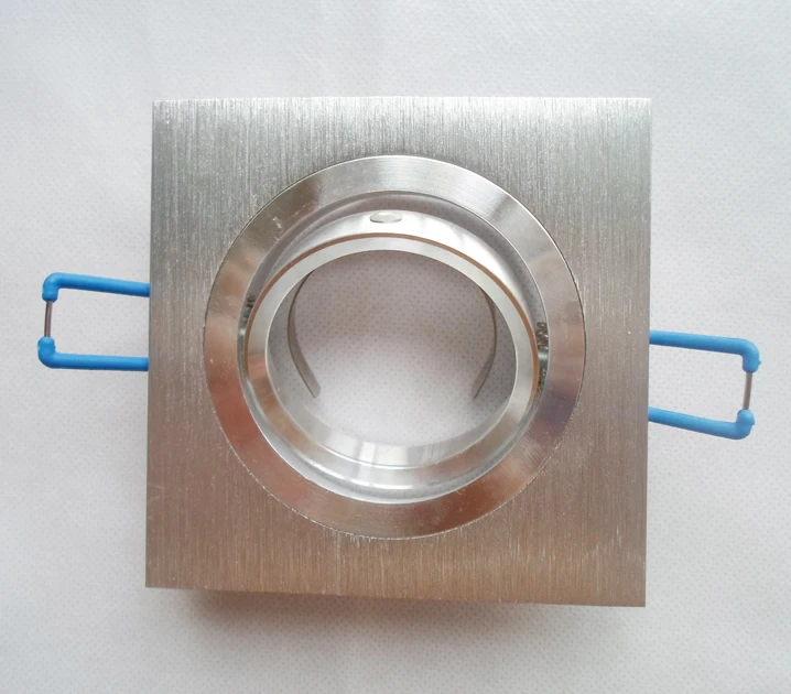 100 шт./упаковка квадратные алюминиевые светодиодные светильники MR16 GU10|gu10 fixture|mr16