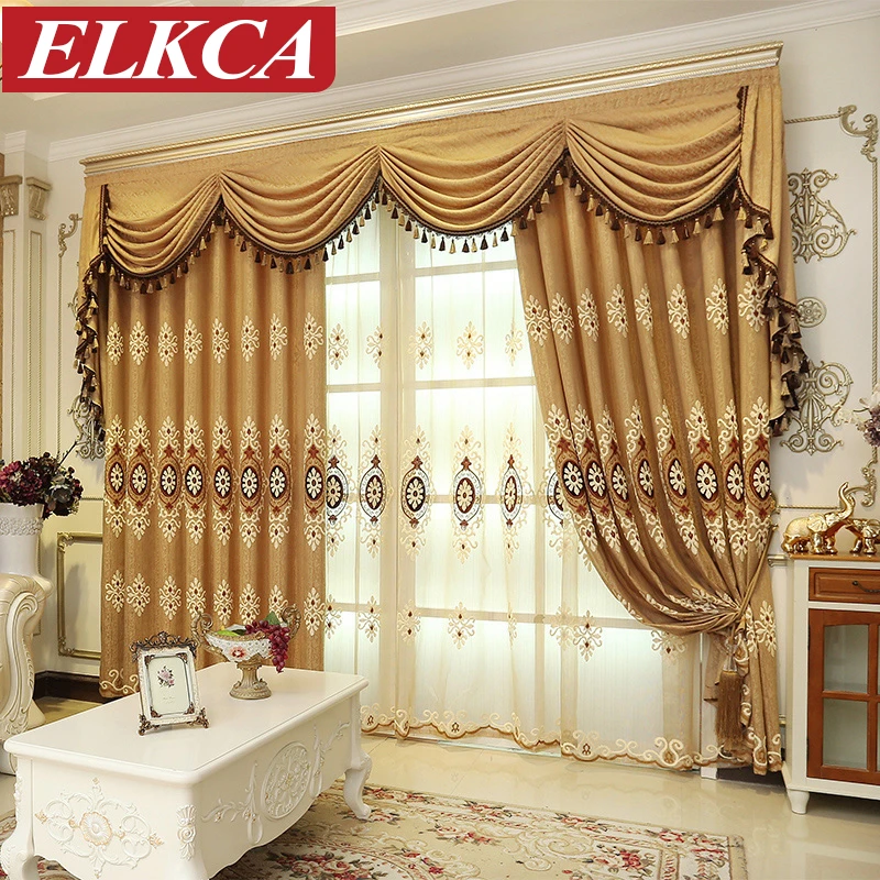 Современные роскошные шторы в европейском стиле для спальни занавески из вуали с