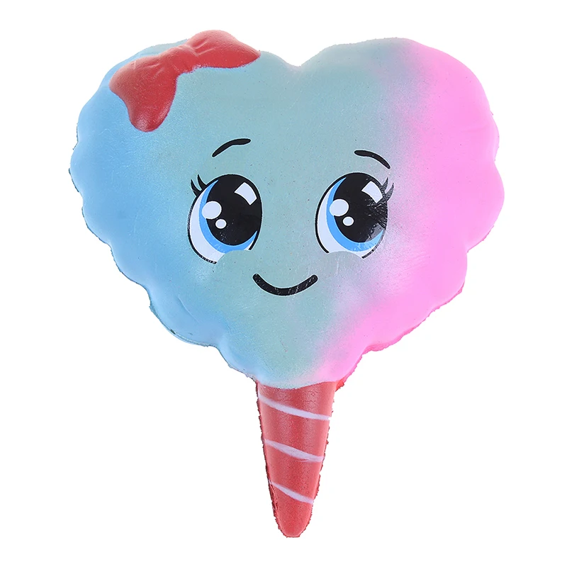 1 шт. новинка милое сердце зефир красочный мягкий медленно Восстанавливающий