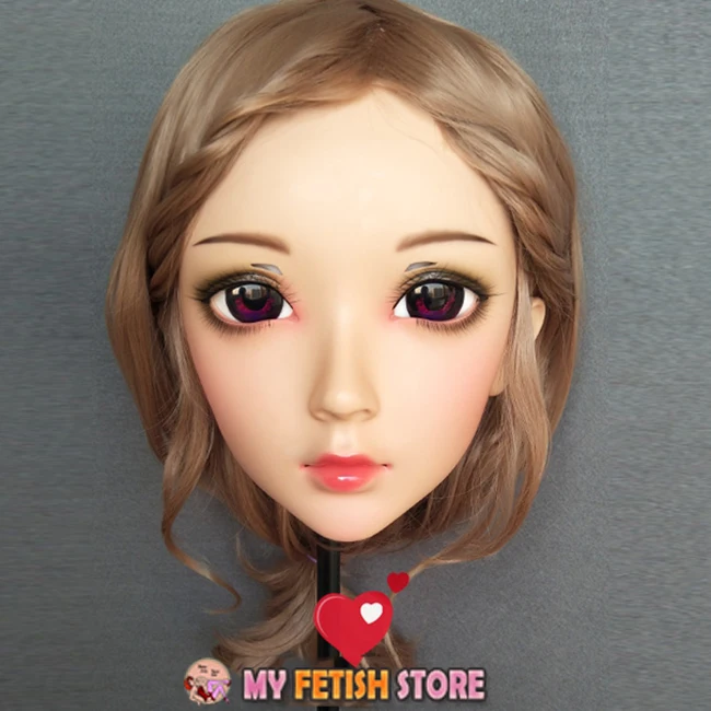 (Wei 04)Gurglelove Женщины Милая девочка каучуковые полуголовы Kigurumi BJD Маска Косплей
