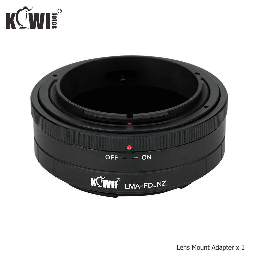 KIWIFOTOS LMA-FD_NZ адаптер для крепления объектива для Canon FD крепление линз для Nikon Z крепление аксессуары для камеры