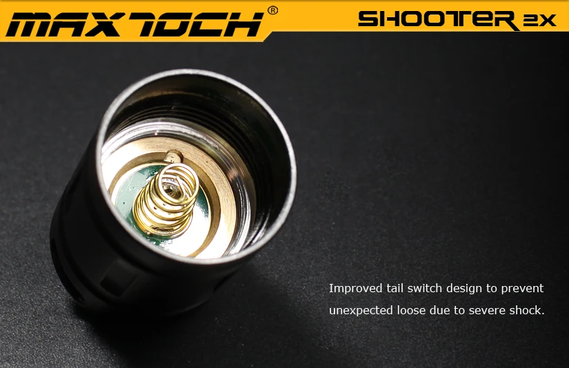 MAXTOCH Shooter 2X красный луч 750 м+ расстояние, 270lm, красный светодиодный Дальний Красный светильник, ночной охотничий фонарь