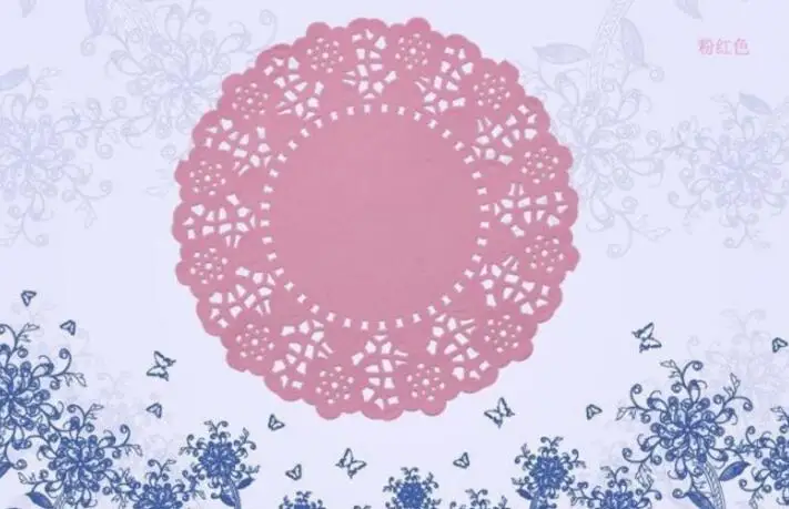 4.5&quot Mixed Colors Lace Paper Doilies/Placemats for Wedding Party Decoration Supplies Scrapbooking Stamp Crafts | Дом и сад
