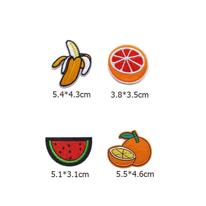 Распродажа 1 шт. много дополнительных вышитых фруктов железная наклейка патчи