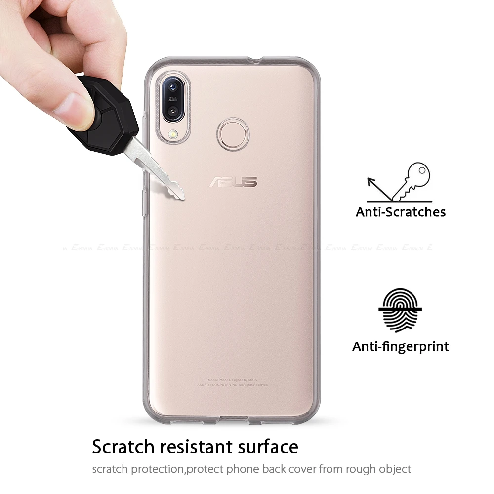 Ультратонкий прозрачный силиконовый чехол для Asus ZenFone Max Shot Pro Plus M2 M1 ZB634KL ZB631KL ZB633KL