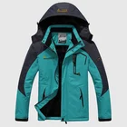 Мужская зимняя куртка из водонепроницаемого флиса, теплая куртка для активного отдыха, походов и походов, куртки больших размеров