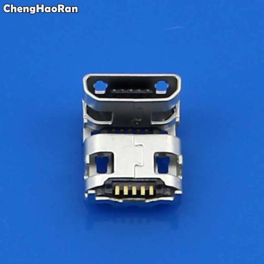 ChengHaoRan 50 шт. микро USB Разъем гнездо 5pin разъем для зарядки большой гудок четыре