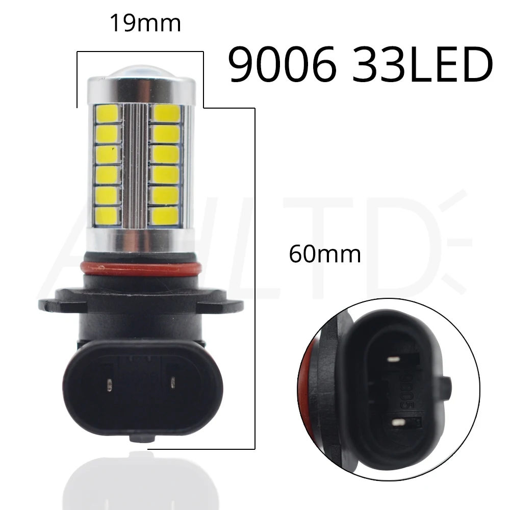 9006 HB4 9005 HB3 H4 H7 H11 H8 1156 5630 5730 33SMD головной светильник противотуманные лампы дневного света светильник поворота Торможение лампа белого DC 12V