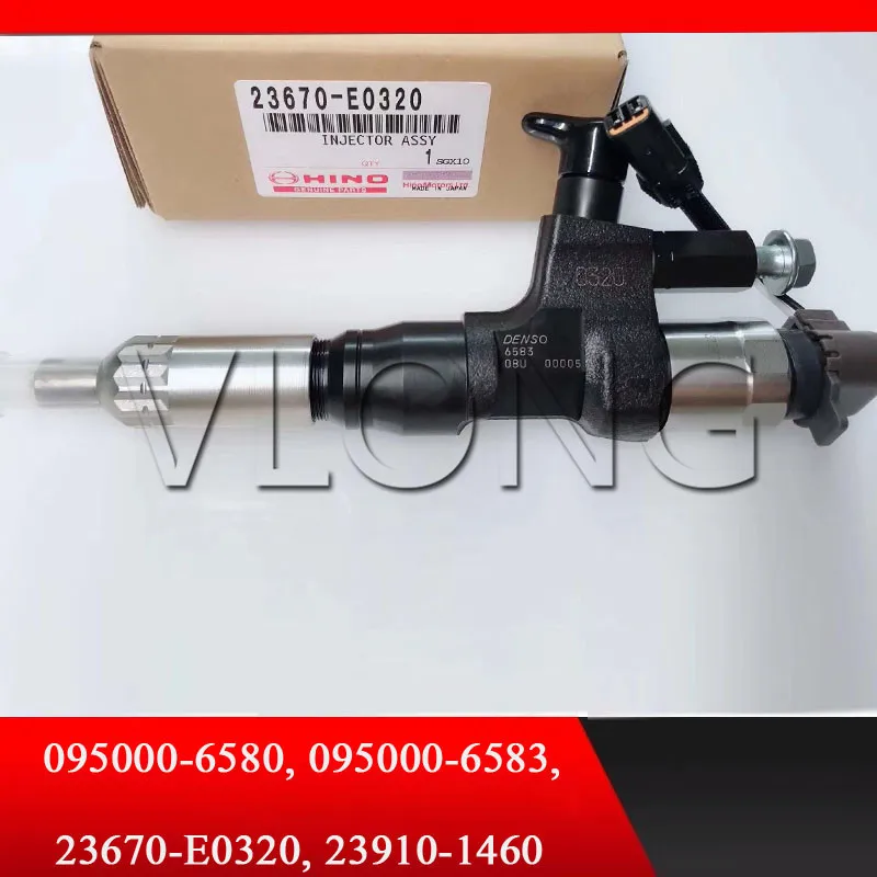 Подлинный и новый дизельный топливный инжектор 095000-6580 095000-6583 23670-E0320 23910-1460 |