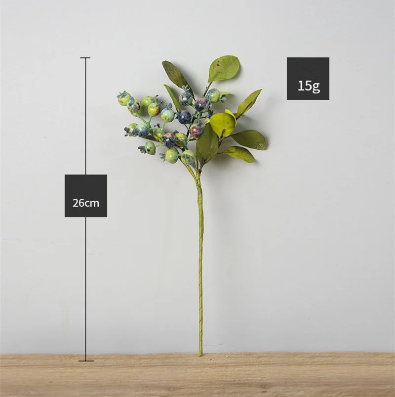 Искусственные гранатовые ягоды ветви деревьев с листом поддельные фрукты вишни цветы DIY свадебное украшение домашний декор растения венок