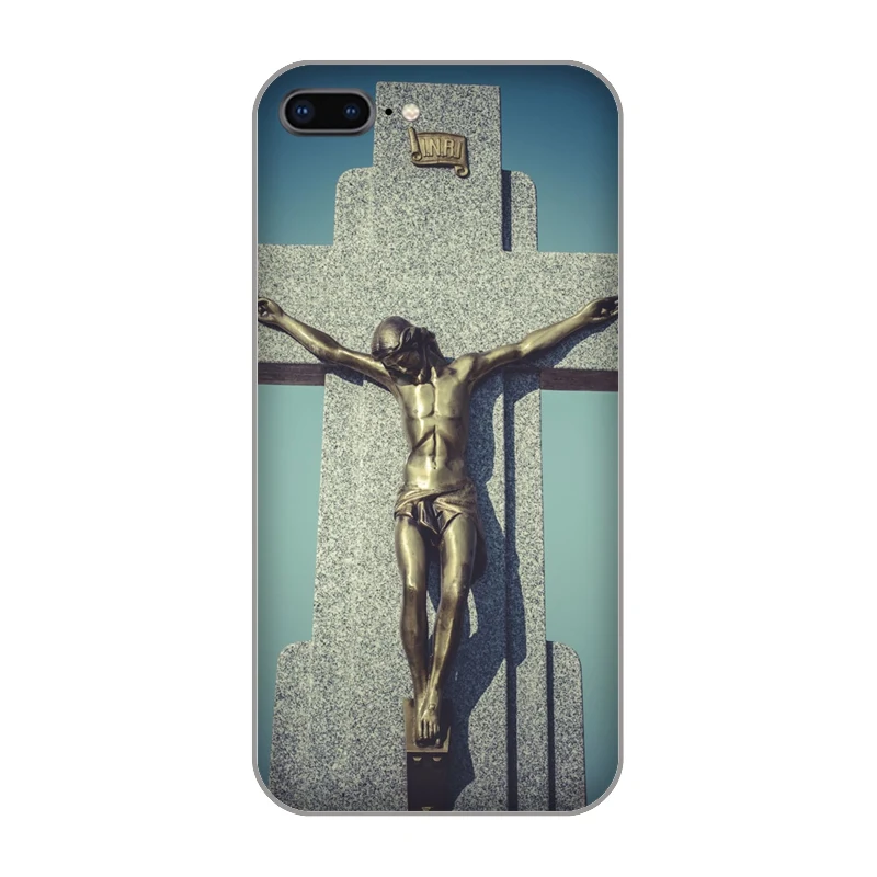 Christian Jesus The Cross Soft TPU Cover Case for iphone 4 4s 5 5s se 6 6s 8 plus 7 Plus X XS XR MAX PLUS |