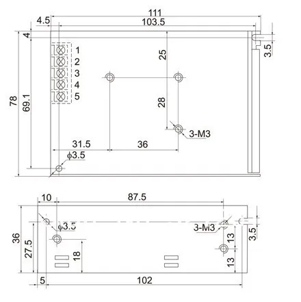 DIANQI Мини Размер источника питания MS-50W 5V 12V 15V 24V 10 aunit ac dc/dc конвертер переменной частоты переменного тока Мини Размер регулятор напряжения