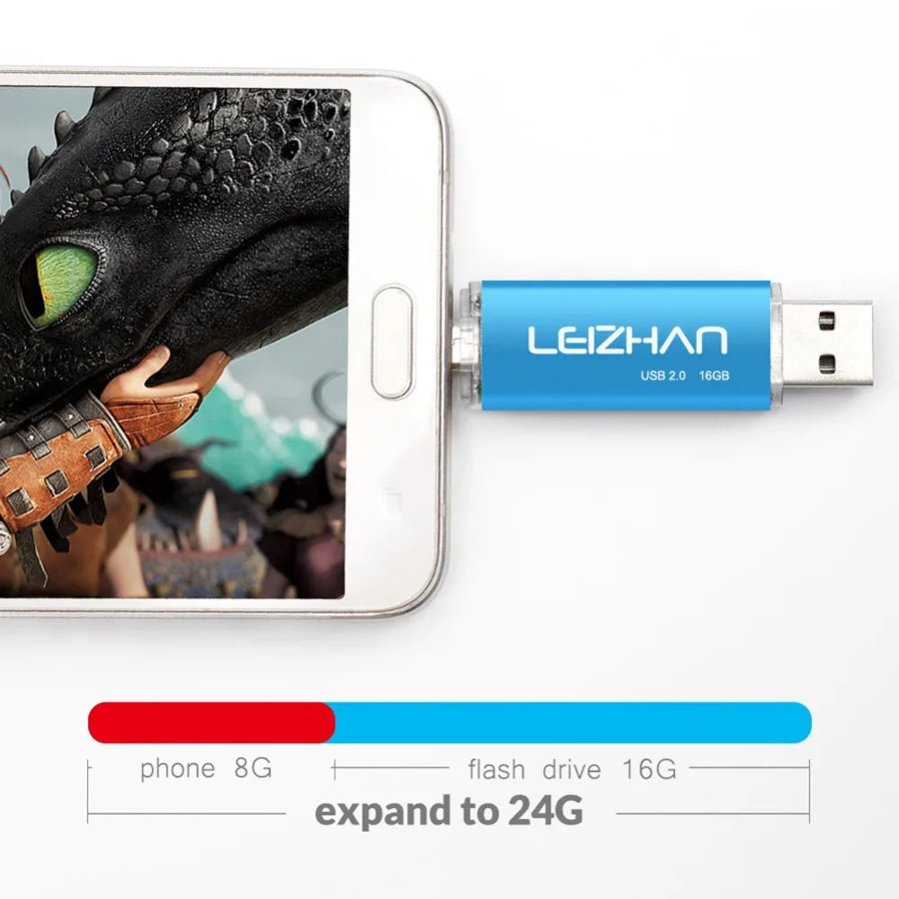 Мобильный телефон OTG флэш накопитель USB 2 0 карта памяти 4 ГБ 8 16 32 64 Android|USB