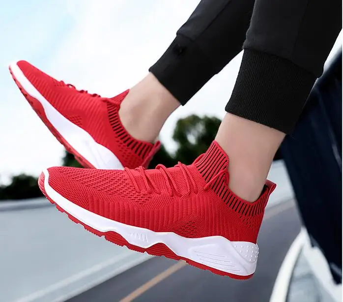 Delocld/мужские кроссовки zapatillas Мужская обувь homme воздухопроницаемая повседневная с
