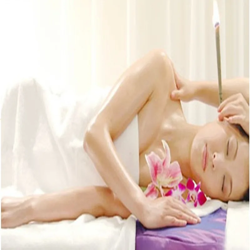 10 шт. ушные свечи ароматерапия воском облегчение удаление слуха эфирное масло