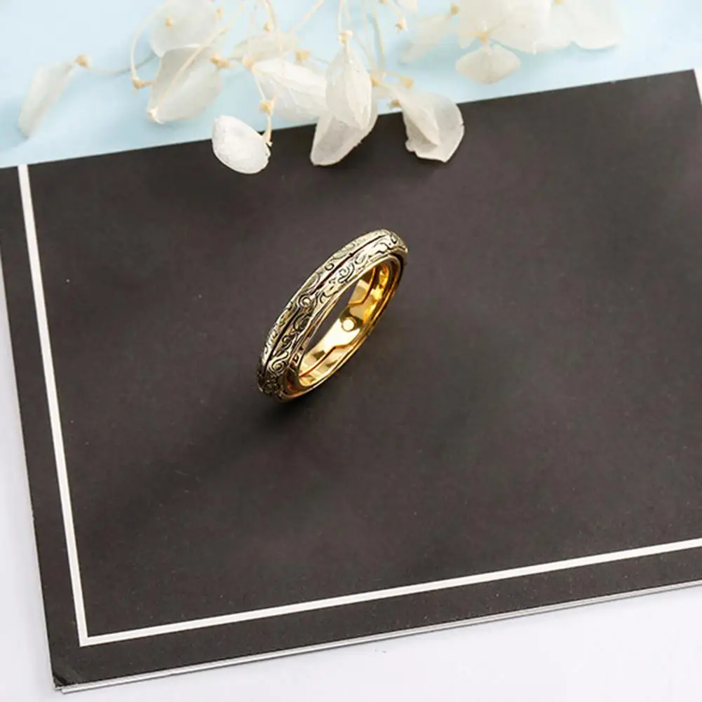 Astronomical Ball Ring Retro Flip Ball Type Becomes Astronomical Ball Ring Cosmic Creative Student Fingers Day Gift
