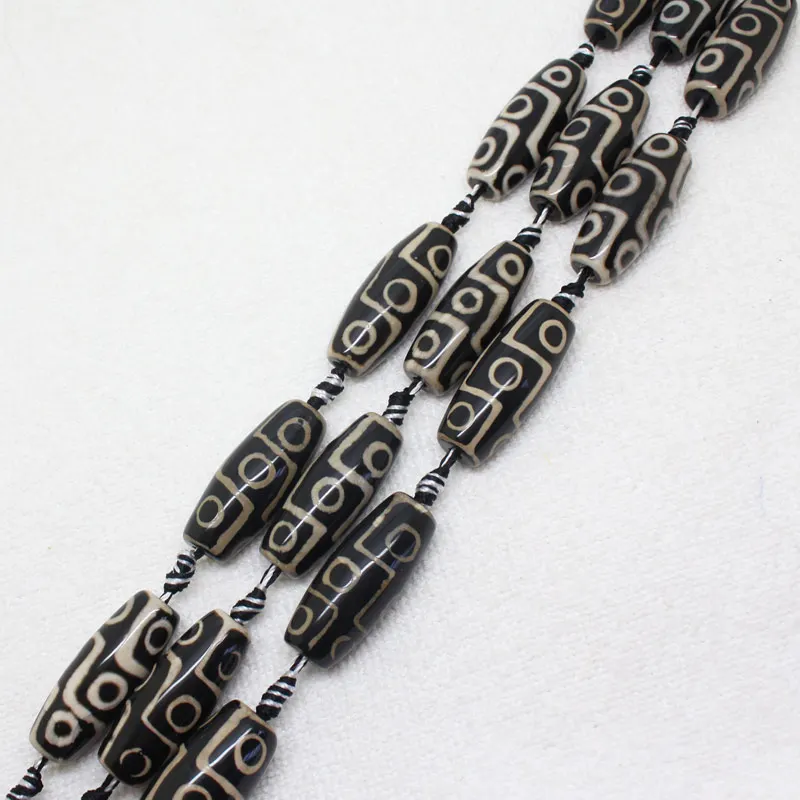 10 шт. бусины из агата с 9 глазами 12 х30 мм|loose beads|tibetan stonesbeads loose |