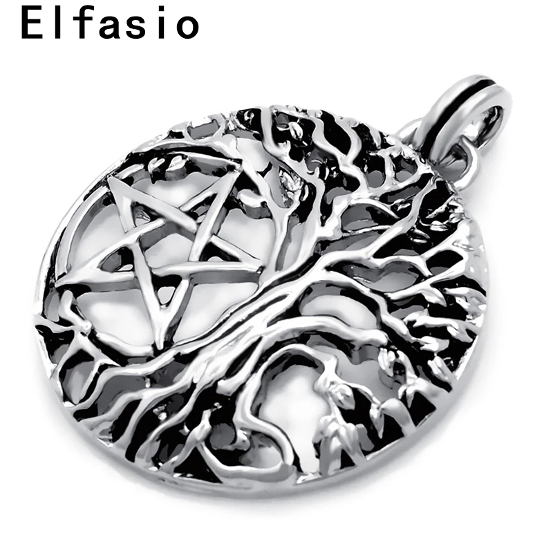 Ожерелье с Оловянным кулоном для мужчин и женщин цепочка из нержавеющей стали в