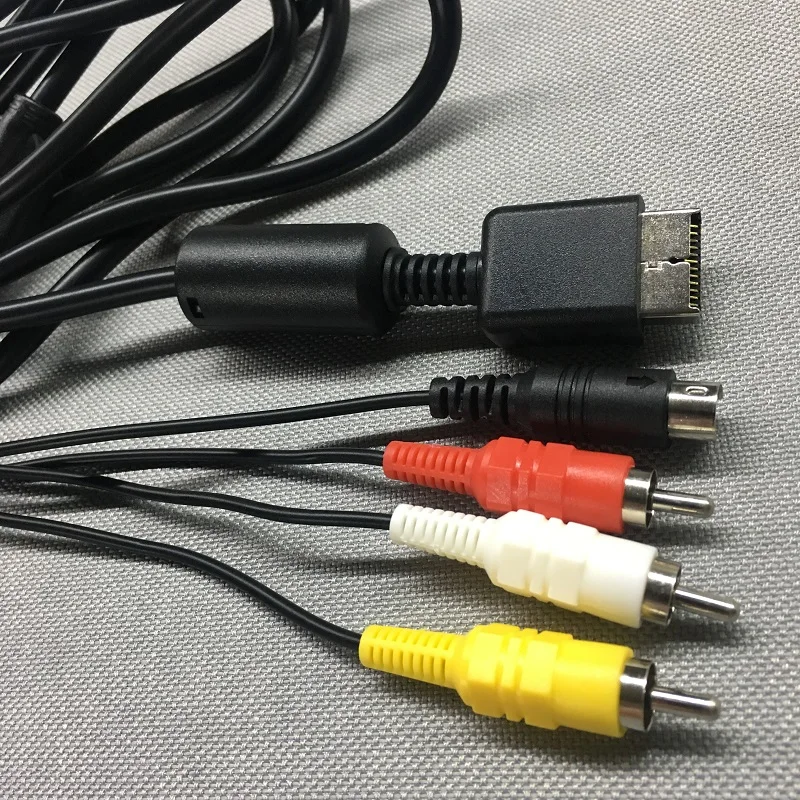 BUKIM Композитный S-Video RCA AV аудио видео HD ТВ кабель для sony PS1/PS2/PS3 консоли