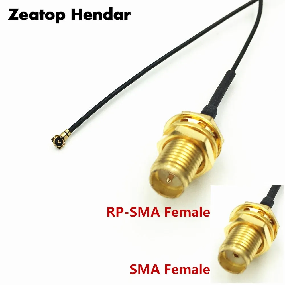 2 шт. SMA/Женский Разъем для MHF4 IPEX IPX RF кабель Pigtail мини карты PCI 0 81 мм плата Intel Wi Fi 10 см