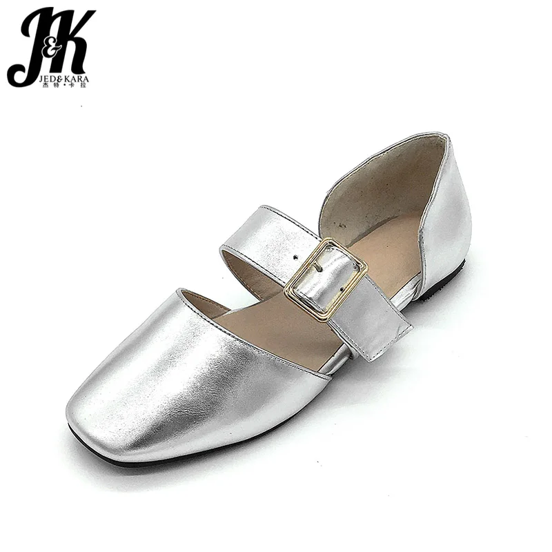 Сандалии JK женские с квадратным носком босоножки из искусственной кожи