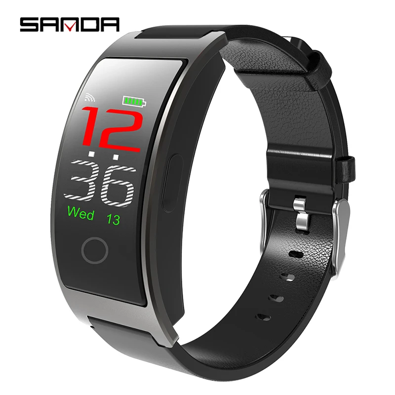 Водонепроницаемые Смарт-часы Sanda с цветным экраном для мужчин и женщин часы