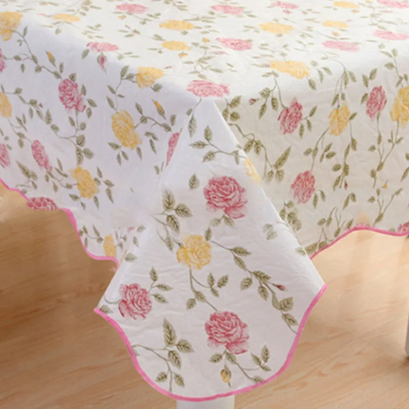 Многофункциональная Цветочная Водонепроницаемая скатерть с маслостойким