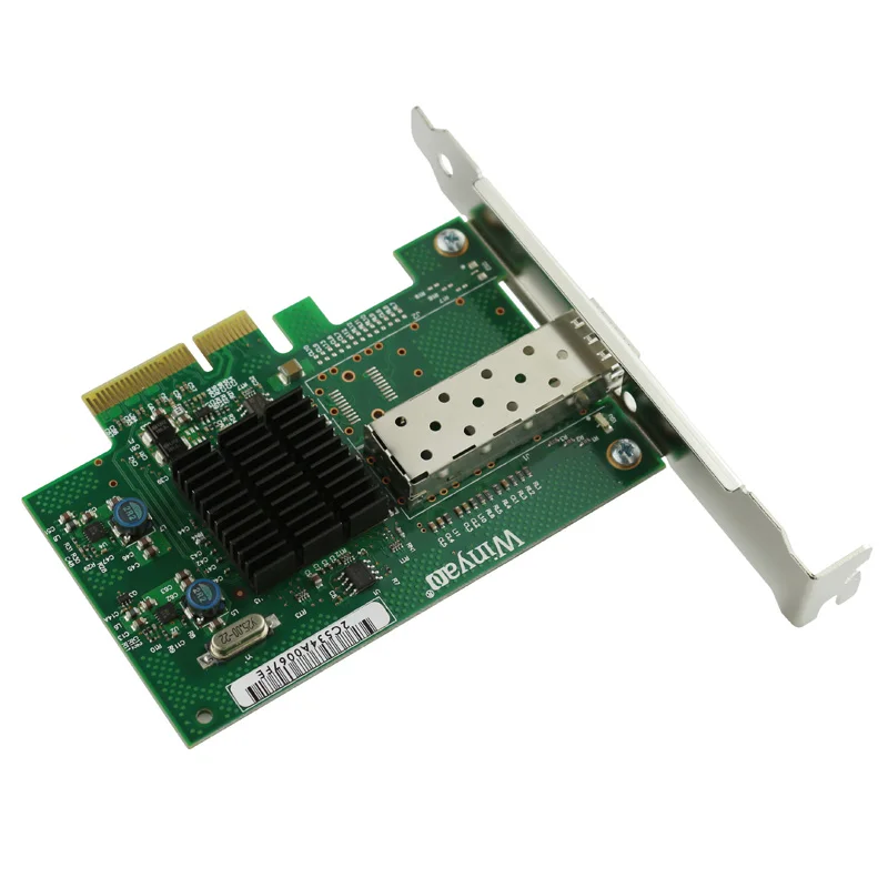 Winyao WY576F1 SFP PCI Express 2 0x4 Fiber Gigabit Ethernet сетевой адаптер (NIC) PRO/1000 82576 E1G42EF 1000M lan|ethernet network