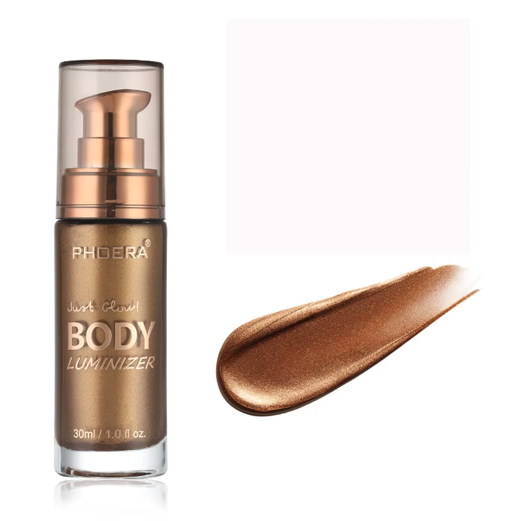 C PHOERA Body high gloss milk Body luminizer контур для лица Shimmer Body Shimmer Make Up Liquid Brighten Body high gloss milk J24 - Color: C
