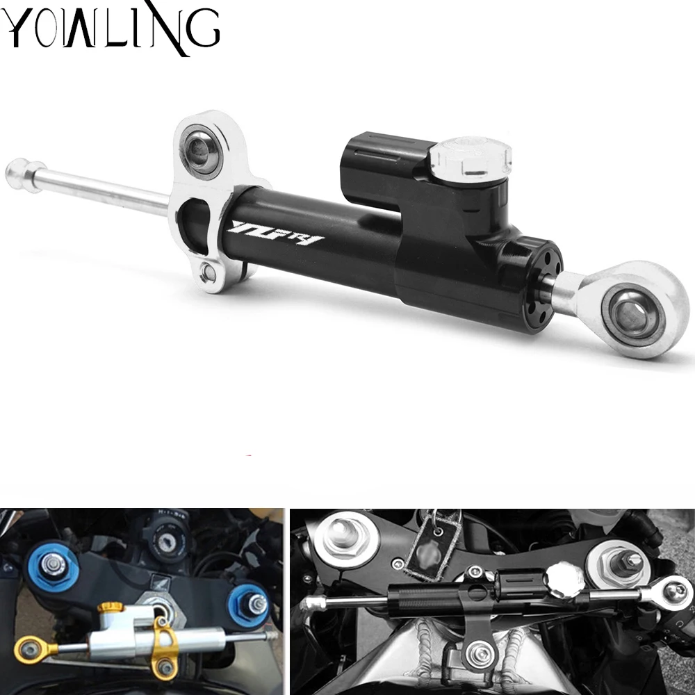 

CNC Adjustable Motorcycles Steering Stabilize Damper Mount Kit For YAMAHA YZF R1 YZFR1 YZF-R1 1999-2012 2007 2008 2009 2010 2011