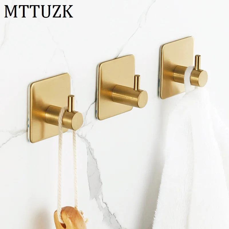 Классические золотые крючки для пальто MTTUZK из нержавеющей стали 304 крючок