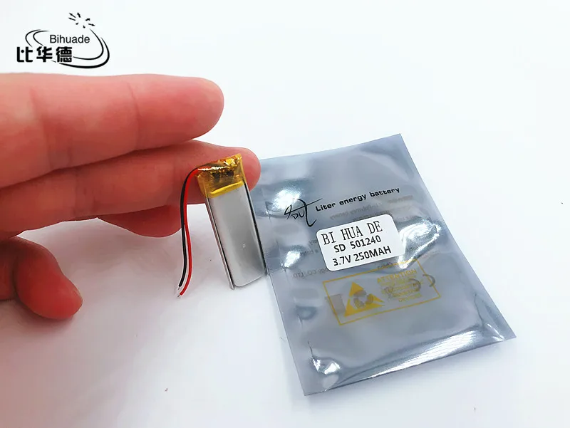 Литий полимерные аккумуляторные батарейки для Mp3 MP4 MP5 GPS 1 шт. 3 7 В 250 мА · ч